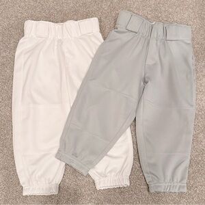 NWT Athletic Works youth unisex baseball/ softball/ T-ball pants size XS